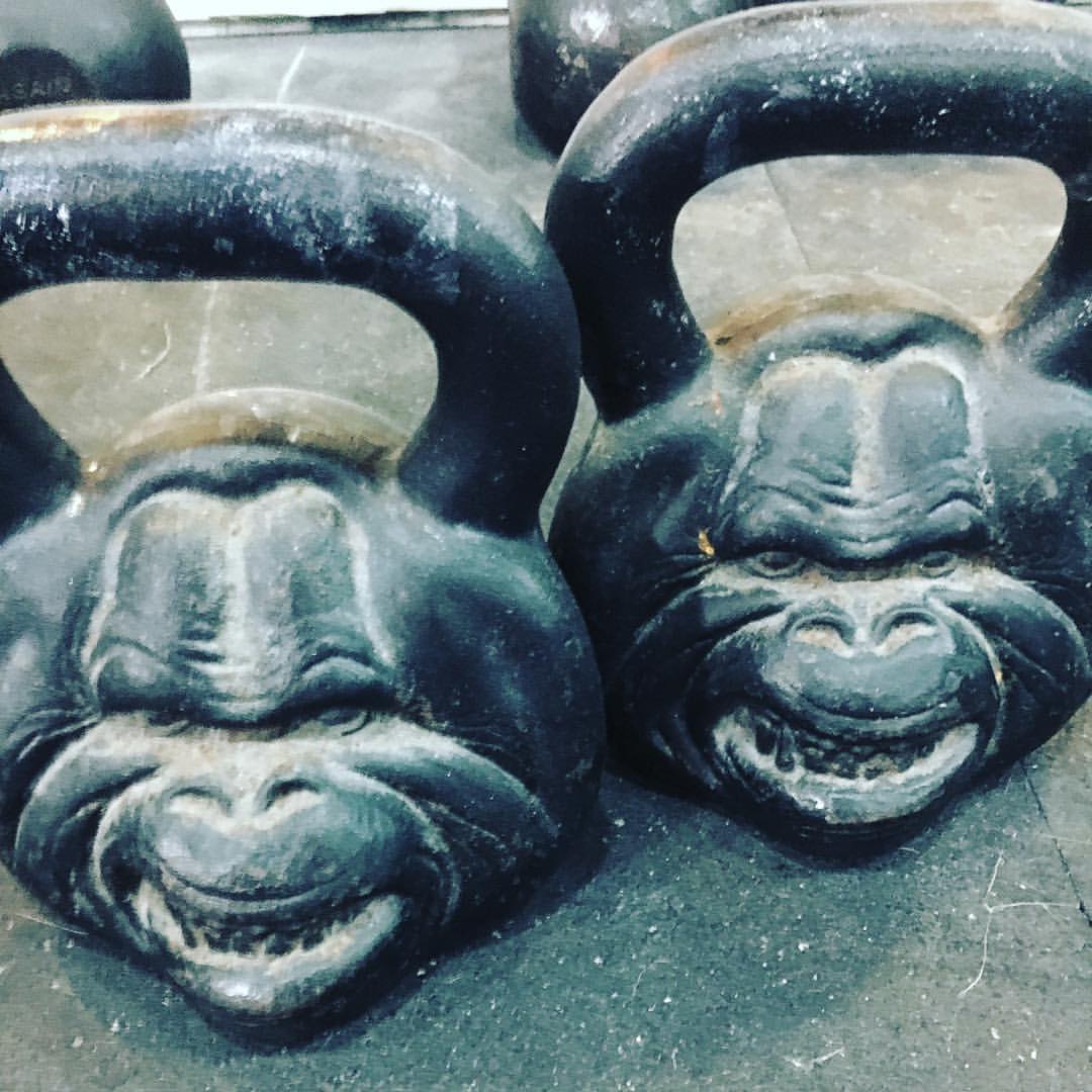 monkey kettleballs