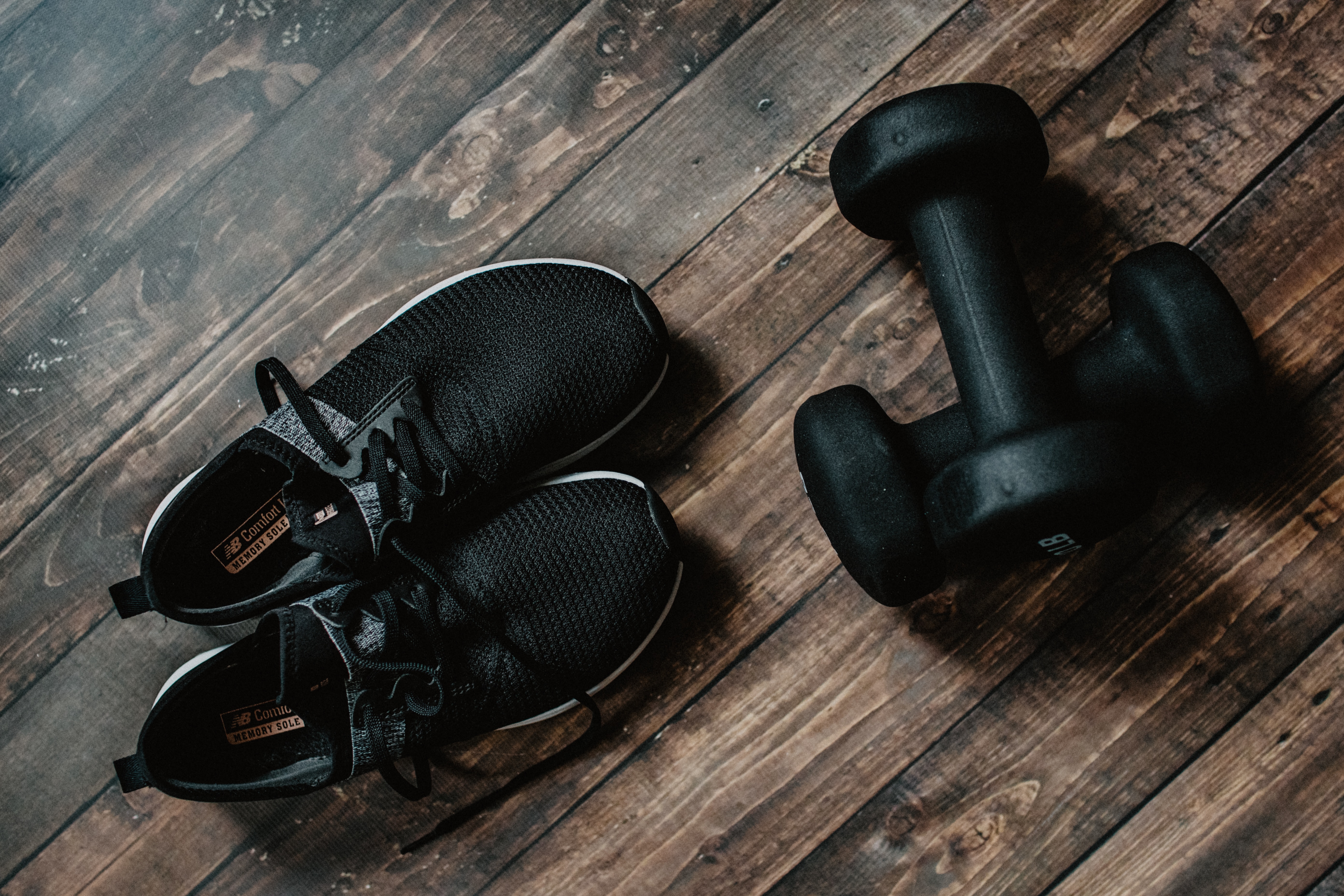 shoes and weights